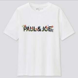 ポールアンドジョー(PAUL & JOE)の【未使用】ユニクロ ポール&ジョー 半袖 Tシャツ (ﾎﾜｲﾄ/L)(Tシャツ(半袖/袖なし))