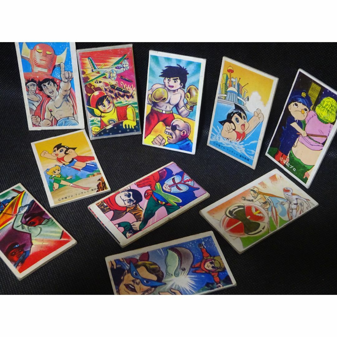 昔のアニメ(あしたのジョー等)角メンコセット 昭和レトロ 当時 昔のアニメ(あしたのジョー等)角メンコセット 昭和レトロ 当時