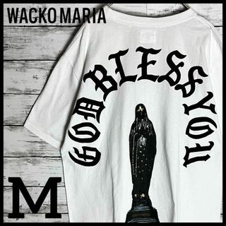 ワコマリア(WACKO MARIA)の【超希少デザイン】ワコマリア マリア像 バックプリント Tシャツ M 入手困難(Tシャツ/カットソー(半袖/袖なし))