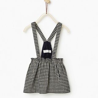 ザラキッズ(ZARA KIDS)の新品  今季  ZARABABY    ギンガムチェックスカート  92(スカート)