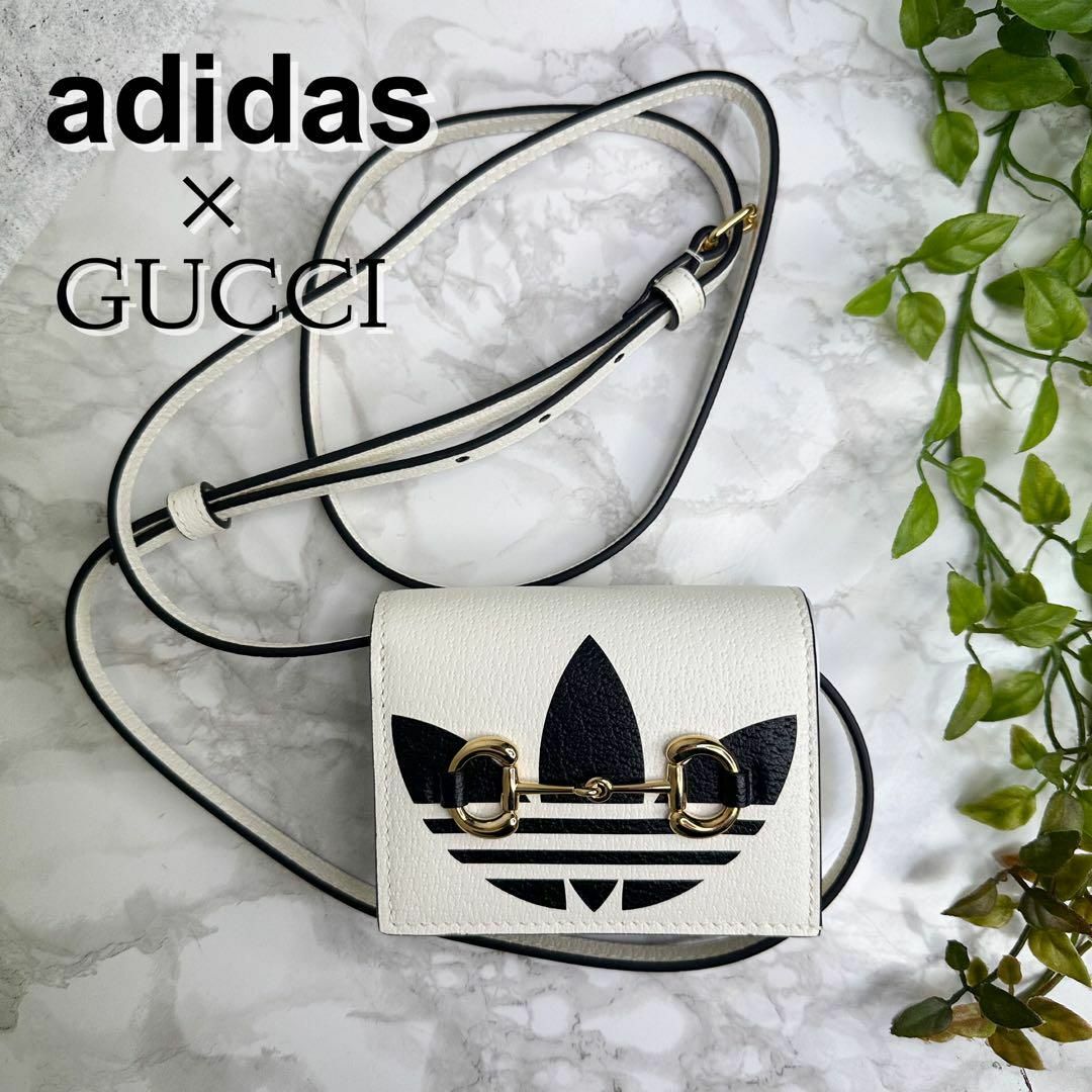 Gucci(グッチ)の新品未使用 adidas×GUCCI アディダスグッチ カードケース ウォレット レディースのファッション小物(財布)の商品写真