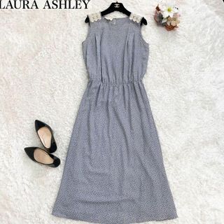 ローラアシュレイ(LAURA ASHLEY)の可憐♡LAURA ASHLEY ローラアシュレイ　小花柄とろみロングワンピース(ロングワンピース/マキシワンピース)