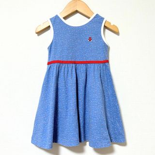 ファミリア 子供 ワンピース(女の子)(ブルー・ネイビー/青色系)の ファミリア 子供 ワンピース(女の子)(ブルー・ネイビー/青色系)の