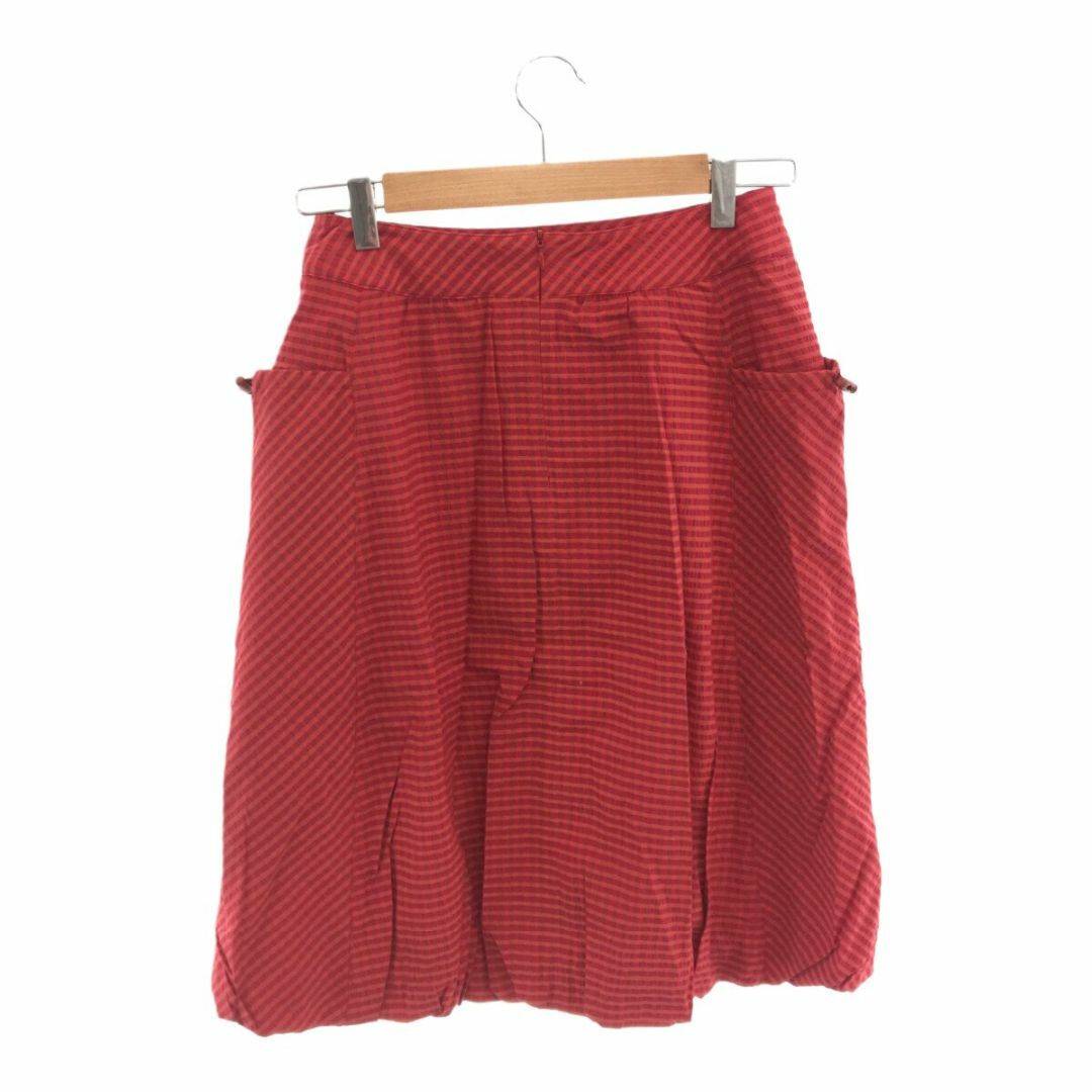 HIROKO BIS(ヒロコビス)のHIROKO BIS ヒロコビス スカート フレアスカート ファスナー ポケット レディースのスカート(ひざ丈スカート)の商品写真
