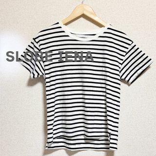 SLOBE IENA  スローブ イエナ　カットソー　Tシャツ　ボーダー　白　黒