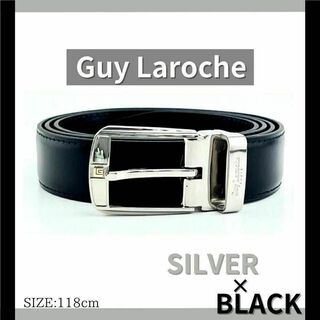 B級品 新品 Guy Laroche PARIS ベルト ブラック ビジネス 黒(ベルト)