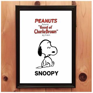 SNOOPY - スヌーピー　A4サイズポスター　インテリアに！50円お値下げ可能