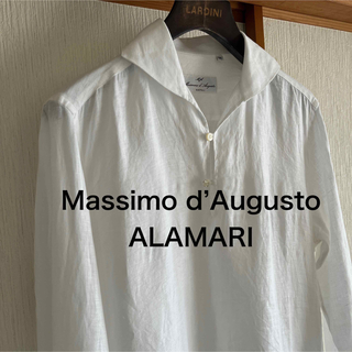 【未使用】Massimo d’Augusto ALAMARI リネンカプリシャツ(シャツ)
