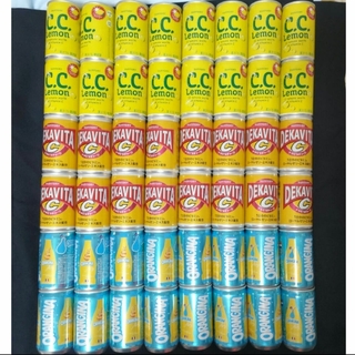 サントリー(サントリー)の【48本】炭酸飲料  ミニ缶ジュース 160ml  CCレモン デカビタC(ソフトドリンク)