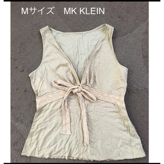 エムケークランプリュス(MK KLEIN+)のMサイズ　MK KLEIN+  ノースリーブブラウス(シャツ/ブラウス(半袖/袖なし))
