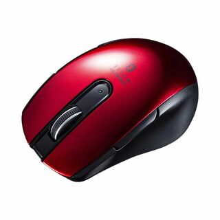 【色: レッド】サンワサプライ Bluetooth4.0マウス BlueLED (PC周辺機器)