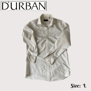 D’URBAN - DURBAN  ダーバン　シャツ　サイズ L  中古品