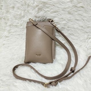 Samantha Thavasa - 【新品】Samantha Thavasa スマホショルダー ウォレット ベージュ