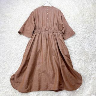 45R - 専用になりました。45R インディゴリネン刺繍ワンピース 45rpm 45R - 専用になりました。45R インディゴリネン刺繍ワンピース 45rpm