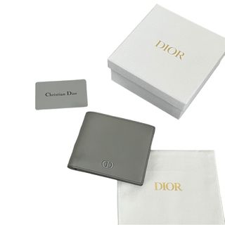 DIOR HOMME - 早い者勝ち レア Dior Homme ディオールオム 二つ折り財布 グレー 