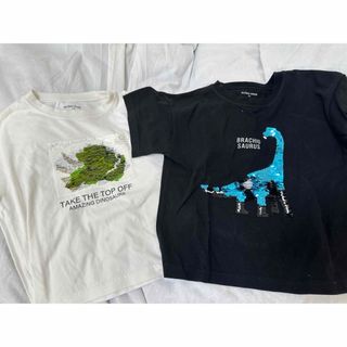 GLOBAL WORK - グローバルワーク　恐竜　半袖Tシャツ　2着