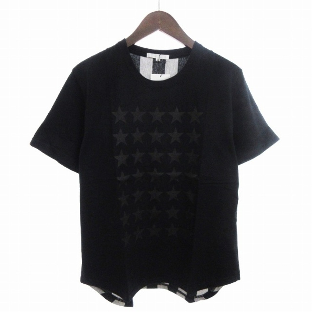 DISCOVERED(ディスカバード)のディスカバード Tシャツ カットソー 半袖 クルーネック プリント ブラック 2 メンズのトップス(Tシャツ/カットソー(半袖/袖なし))の商品写真