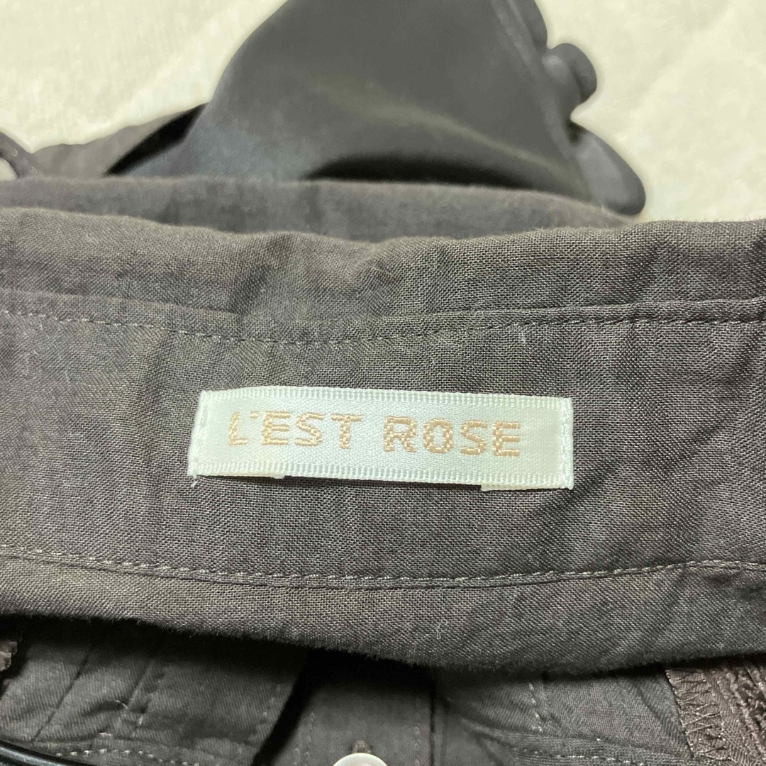 L'EST ROSE(レストローズ)のシャツワンピース　膝丈 レディースのワンピース(ひざ丈ワンピース)の商品写真