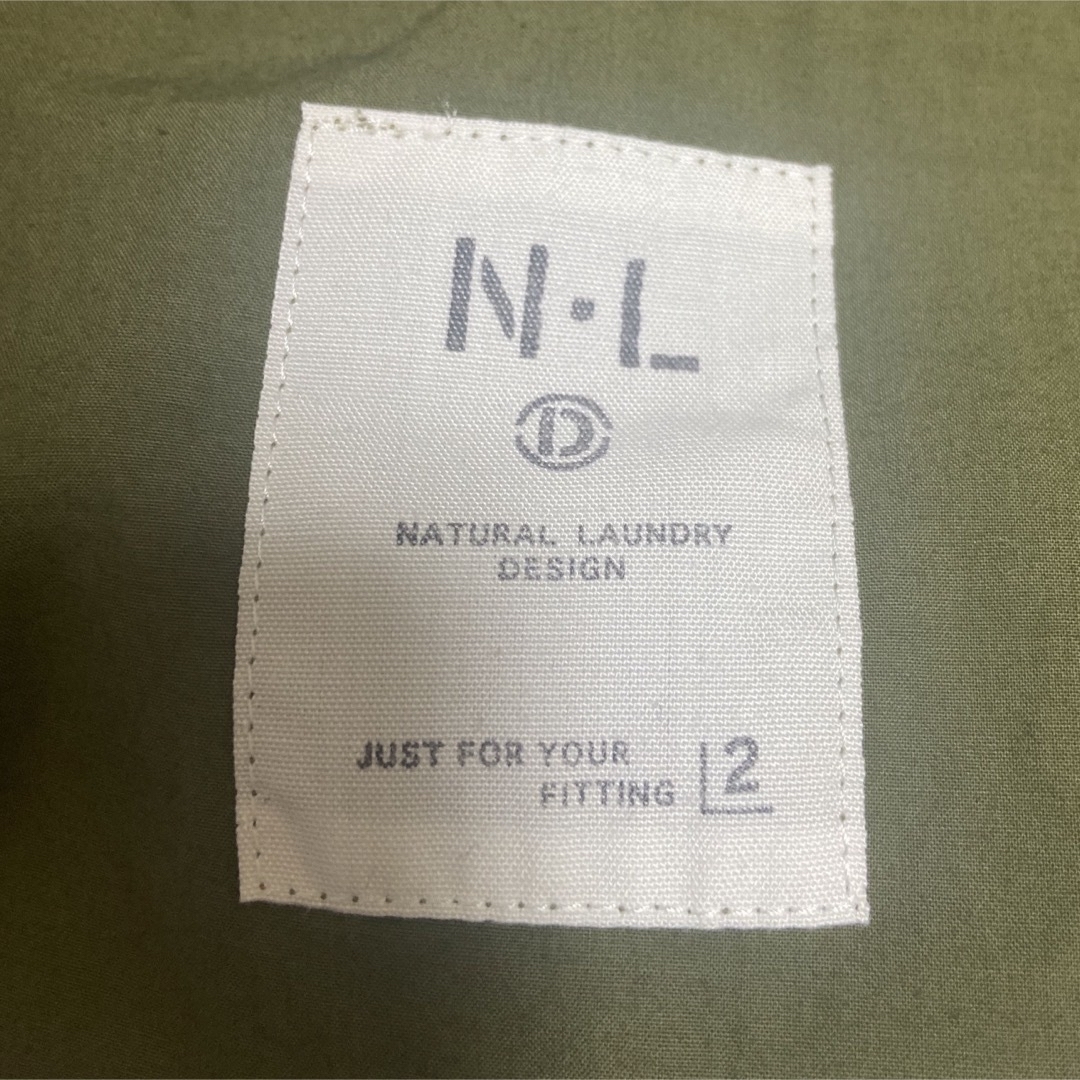 NATURAL LAUNDRY(ナチュラルランドリー)のnatural laundry タイプライターサロペット　2 レディースのパンツ(サロペット/オーバーオール)の商品写真