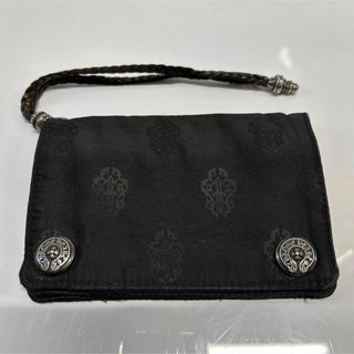 クロムハーツ(Chrome Hearts)のクロムハーツ　ナイロンウォレット　チェック壊れアリ(折り財布)