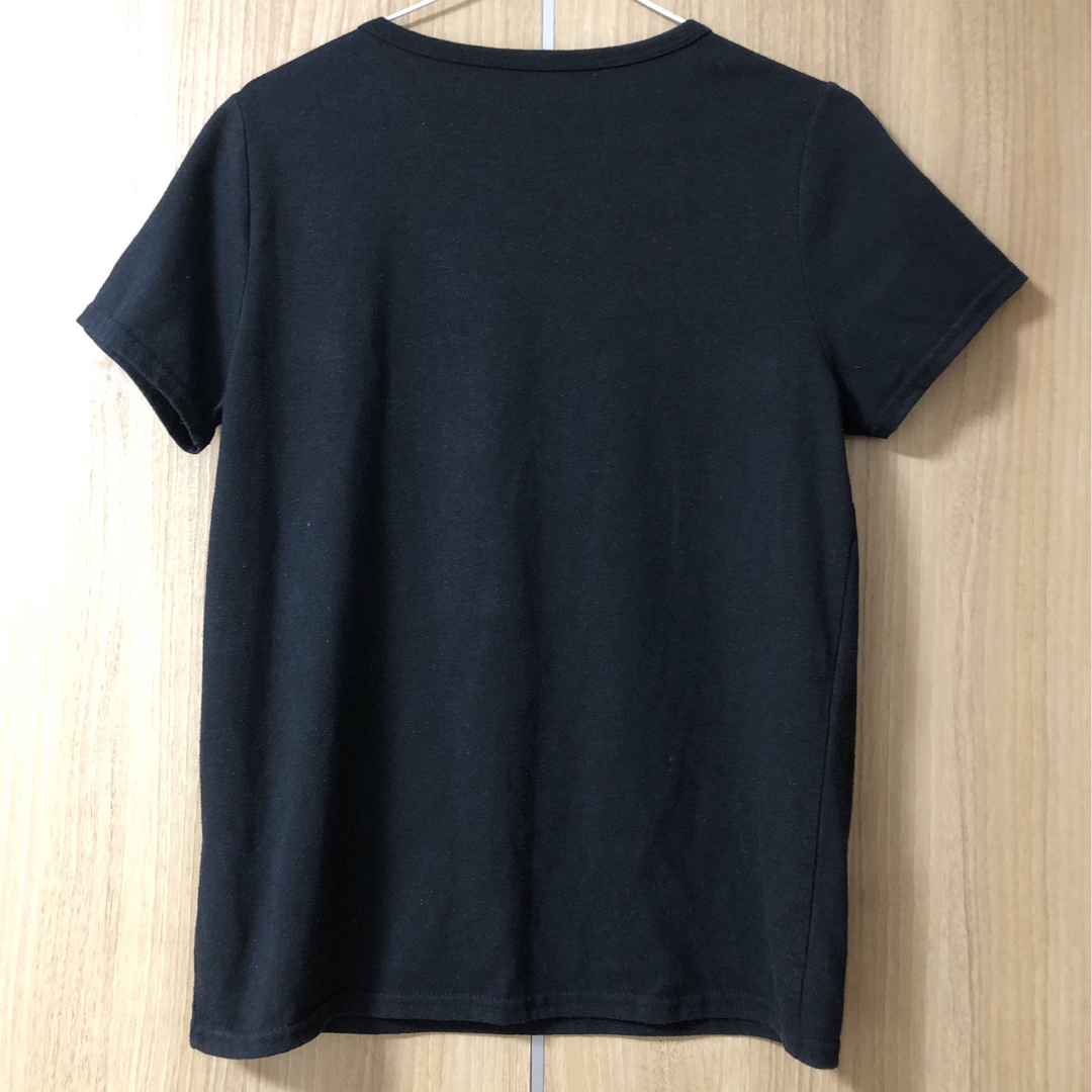 Tシャツ　LLサイズ　黒 レディースのトップス(Tシャツ(半袖/袖なし))の商品写真