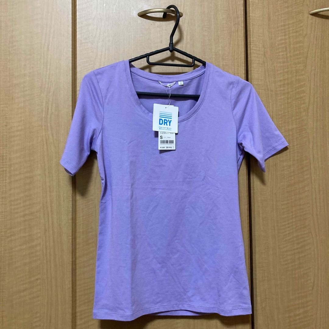 UNIQLO(ユニクロ)のUNIQLO ドライクルーネックT 半袖 レディースのトップス(Tシャツ(半袖/袖なし))の商品写真