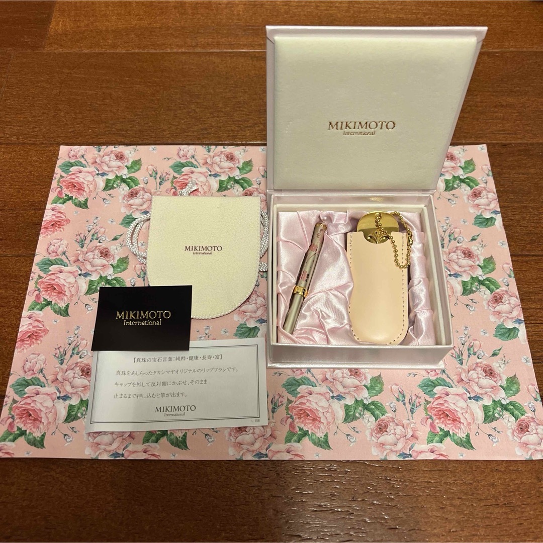 MIKIMOTO(ミキモト)のミキモト⭐︎リップブラシ＆ミラーセットA 新品・未使用 コスメ/美容のメイク道具/ケアグッズ(その他)の商品写真