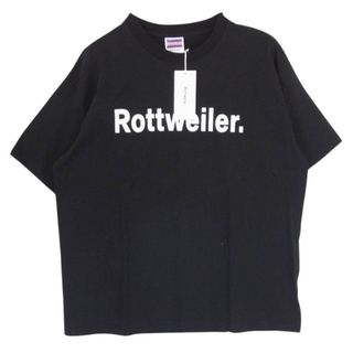 ロットワイラー(ROTTWEILER)のROTTWEILER ロットワイラー Ｔシャツ 23AW RW23A0633 CLASSIC LOGO TEE クラシック ロゴ 半袖 Tシャツ ブラック系 M【美品】【中古】(シャツ)