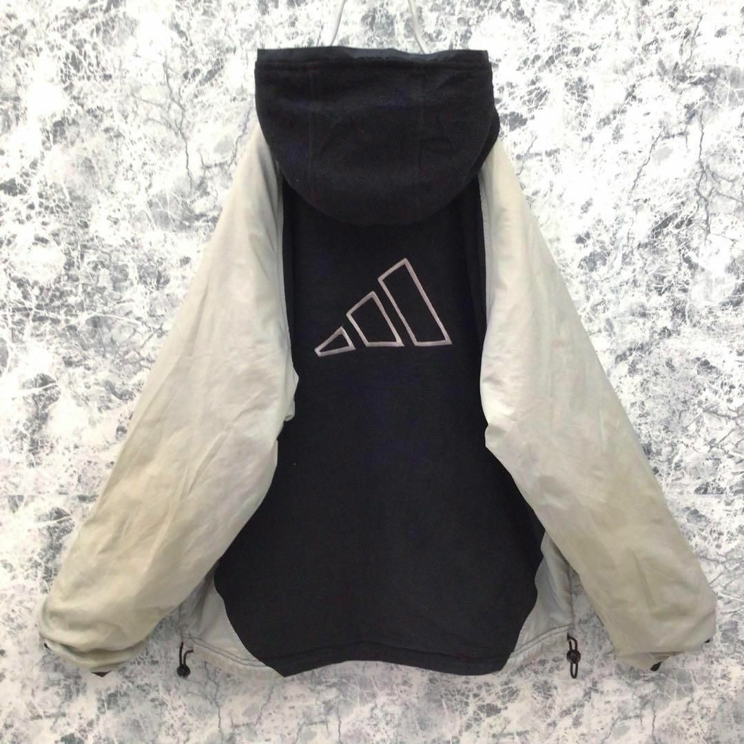 adidas(アディダス)のK194【人気】アディダス2wayリバーシブルバックセンター刺繍フリースナイロン メンズのジャケット/アウター(その他)の商品写真