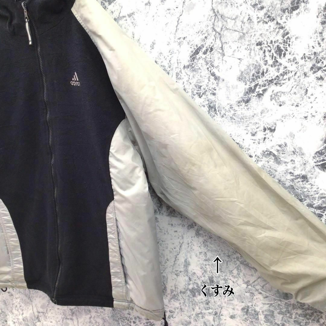 adidas(アディダス)のK194【人気】アディダス2wayリバーシブルバックセンター刺繍フリースナイロン メンズのジャケット/アウター(その他)の商品写真