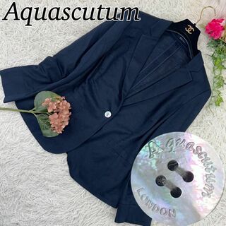 AQUA SCUTUM - A458 アクアスキュータム レディース テーラードジャケット 薄手 XL 13