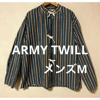 ARMY TWILL  アーミーツイル スタンドカラーメンズシャツ  メンズM(シャツ)