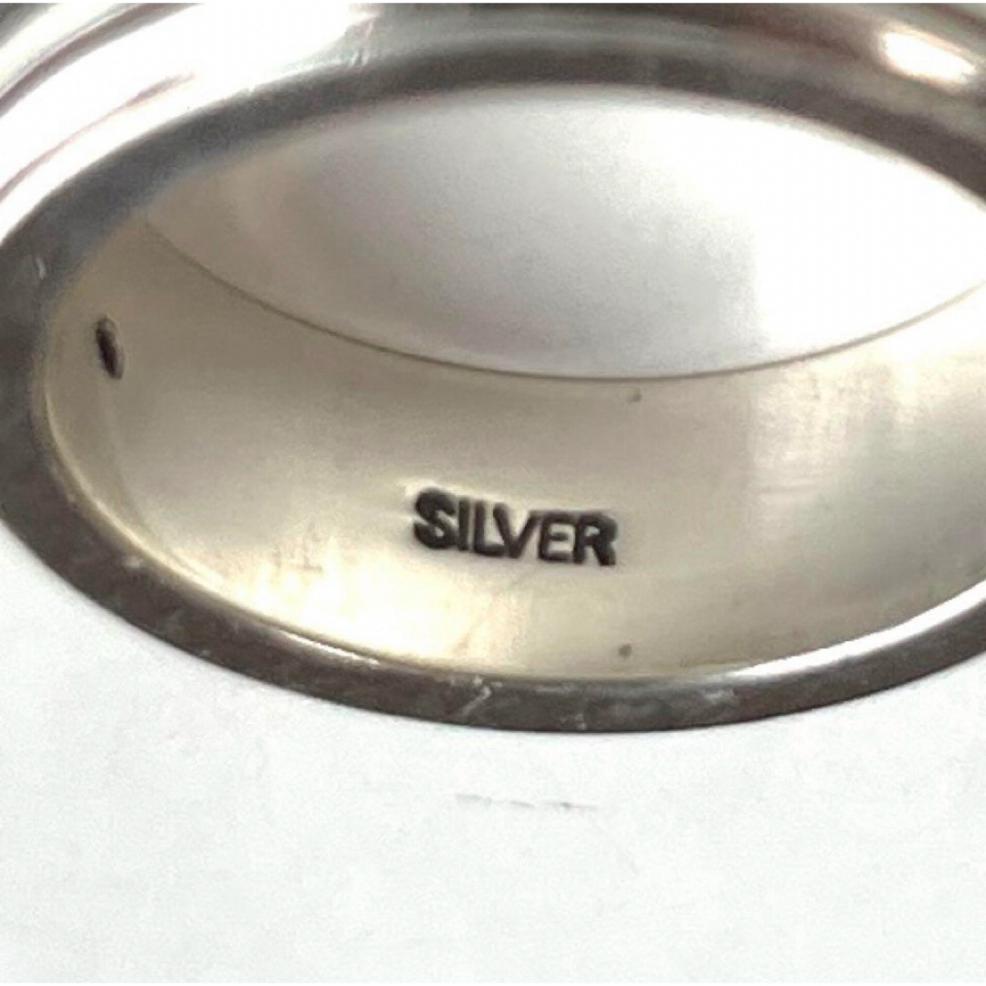 AQUA FORTISアクアフォルティス925 silverダイヤリング13号位 メンズのアクセサリー(リング(指輪))の商品写真
