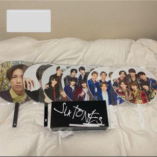 ストーンズ(SixTONES)のSixTONES じゅり　うちわ　ペンライト　まとめ売り(アイドルグッズ)