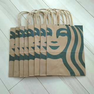 スターバックス(Starbucks)のSTARBUCKS　紙袋　8枚セット(ショップ袋)