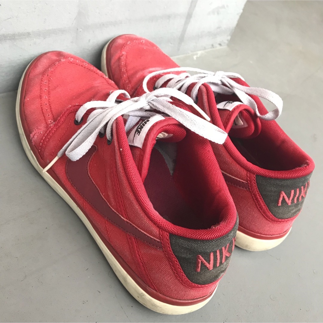 NIKE(ナイキ)のナイキ NIKE 靴 メンズ 合皮 ビジネス シンプル スニーカー レッド 赤 メンズの靴/シューズ(スニーカー)の商品写真