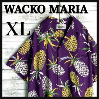 ワコマリア(WACKO MARIA)の9624【希少XLサイズ】ワコマリア☆総柄デザインアロハシャツ　入手困難　美品(シャツ)