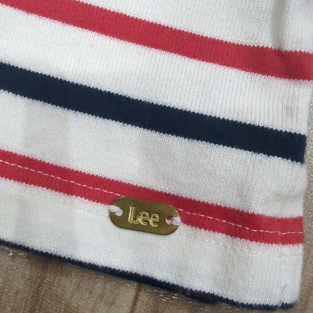 Lee(リー)のLee  ボーダートップス　未使用　S レディースのトップス(Tシャツ(半袖/袖なし))の商品写真
