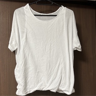 プラステ(PLST)の白　半袖　ホワイト　トップス(Tシャツ(半袖/袖なし))