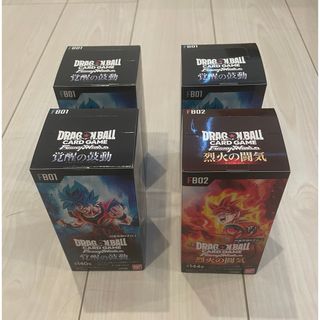 ドラゴンボール(ドラゴンボール)の覚醒の鼓動 烈火の闘気 4BOX テープ付き 新品未開封(シングルカード)