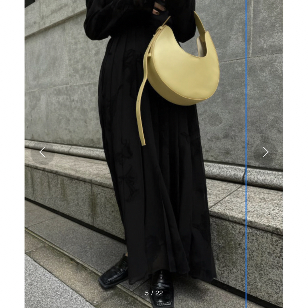 Ameri VINTAGE(アメリヴィンテージ)のameri UND CALLA FLOCKY DRESS レディースのワンピース(ロングワンピース/マキシワンピース)の商品写真