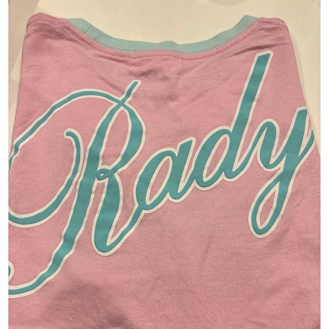 Rady(レディー)のRadyバッグロゴちびロンT☆Mサイズ125 キッズ/ベビー/マタニティのキッズ服女の子用(90cm~)(Tシャツ/カットソー)の商品写真