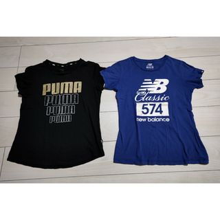 New Balance - ニューバランス プーマ スポーツ  半袖  Tシャツ レディース M