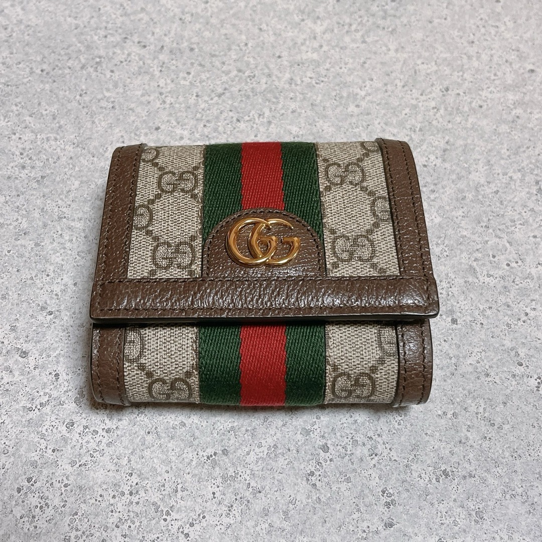 Gucci(グッチ)の正規品 GUCCI オフィディア GG ウォレット 財布 二つ折り財布 レディースのファッション小物(財布)の商品写真