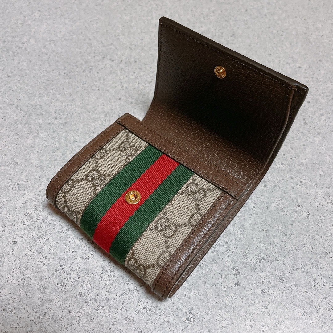 Gucci(グッチ)の正規品 GUCCI オフィディア GG ウォレット 財布 二つ折り財布 レディースのファッション小物(財布)の商品写真