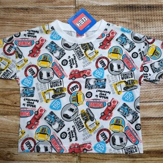 トミカシリーズ - 新品 未使用 タカラトミー トミカ 半袖 Tシャツ 男の子 総柄 95