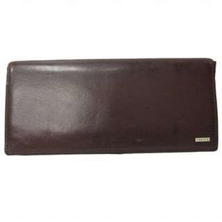 ポーター(PORTER)のポーター PORTER レザー長財布 ウォレット 茶 ブラウン ■GY14(長財布)