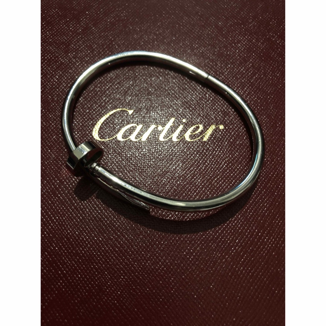 Cartier(カルティエ)のcartier  カルティエ ジュストアンクル ブレスレット  ホワイトゴールド メンズのアクセサリー(ブレスレット)の商品写真