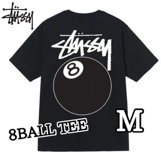 ステューシー(STUSSY)のステューシー メンズ レディース 半袖 Tシャツ 8ボール 黒 M(Tシャツ/カットソー(半袖/袖なし))