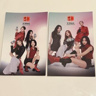 イッチ(ITZY)のコカコーラ　k-wave ITZY ポストカード　2枚(アイドルグッズ)